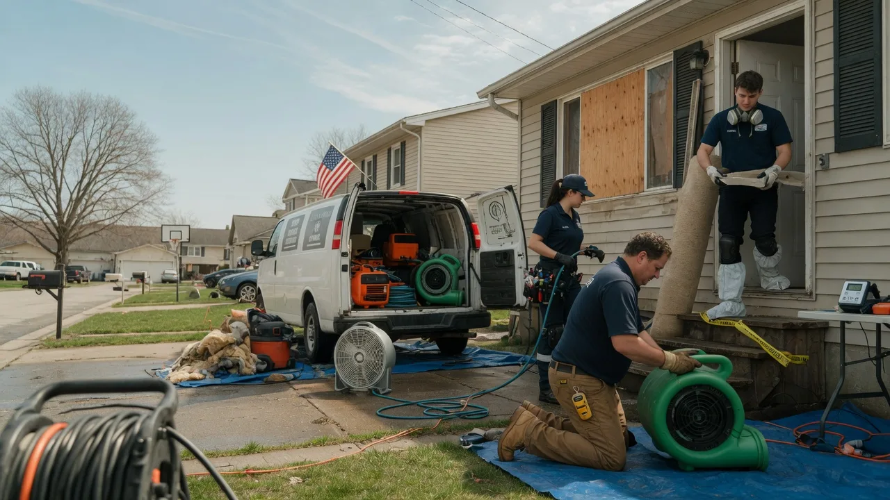 Water Damage Restoration in Farmington, IA near me